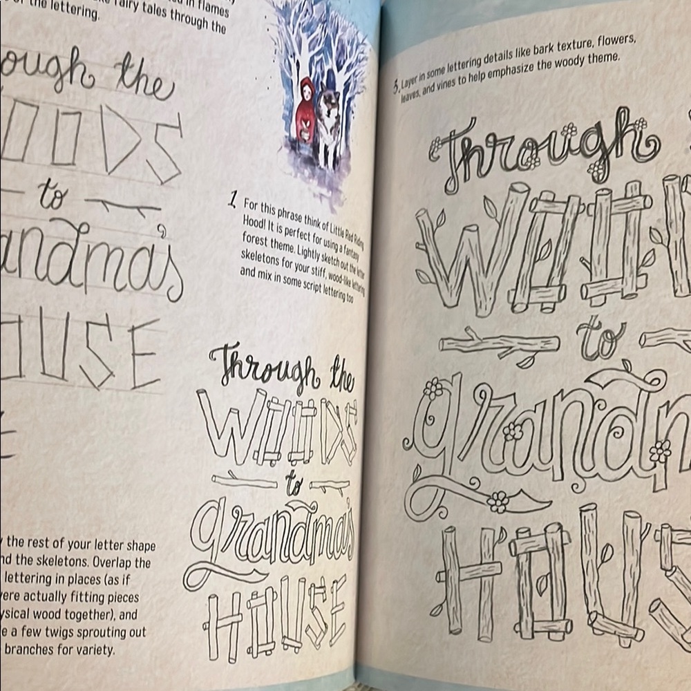 Hand Lettering & Calligraphy Art Book - Picture 7 of 11